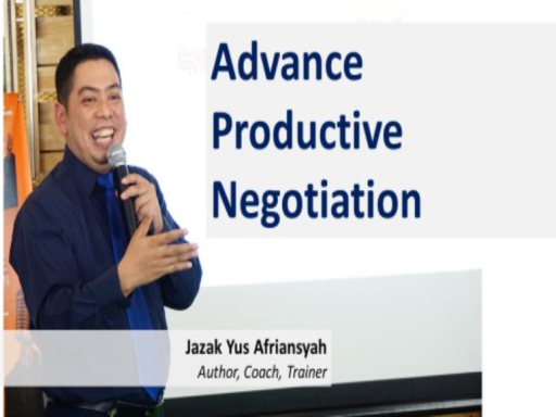 Advance Productive Negotiation